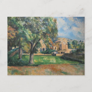 Trees in the Park, Jas de Bouffan by Paul Cezanne Postcard