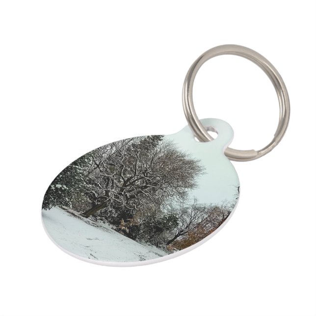Trees , in the park pet tag (Side)