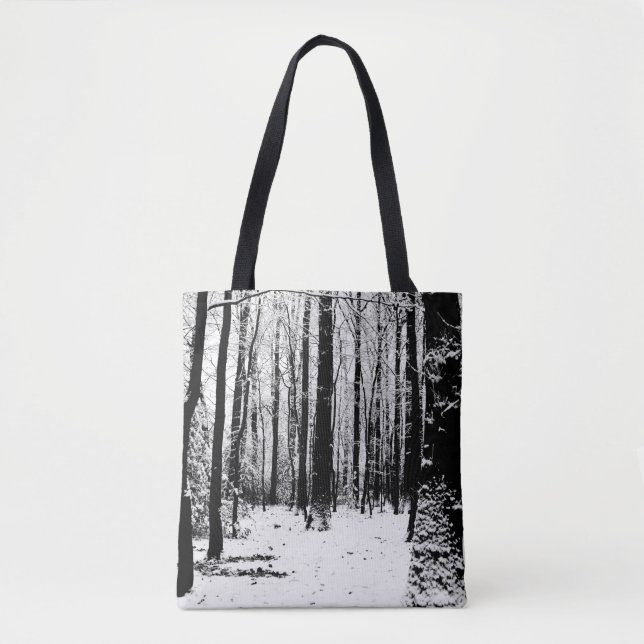 Trees in the snow Tote bag (Front)