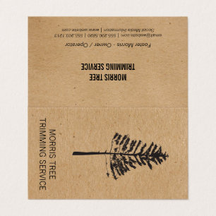 Trees Landscaping Gardener Business Card