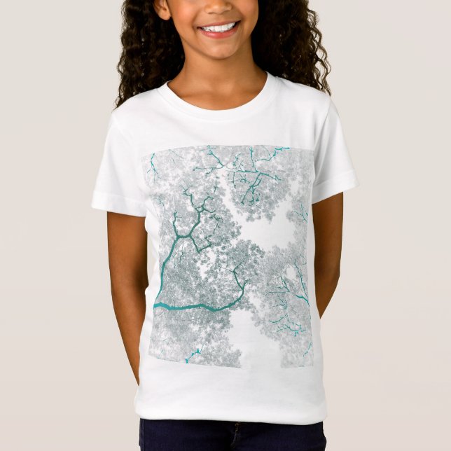 Trees Map 3 T-Shirt (Front)