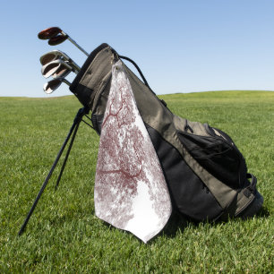 Trees Map 4 Golf Towel
