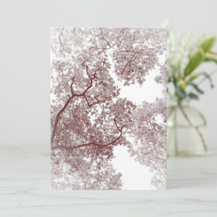 Trees Map 4 Thank You Card