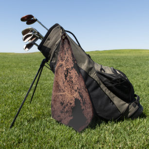 Trees Map 5 Golf Towel