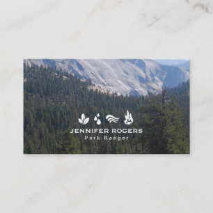 Trees & Mountains Business Card
