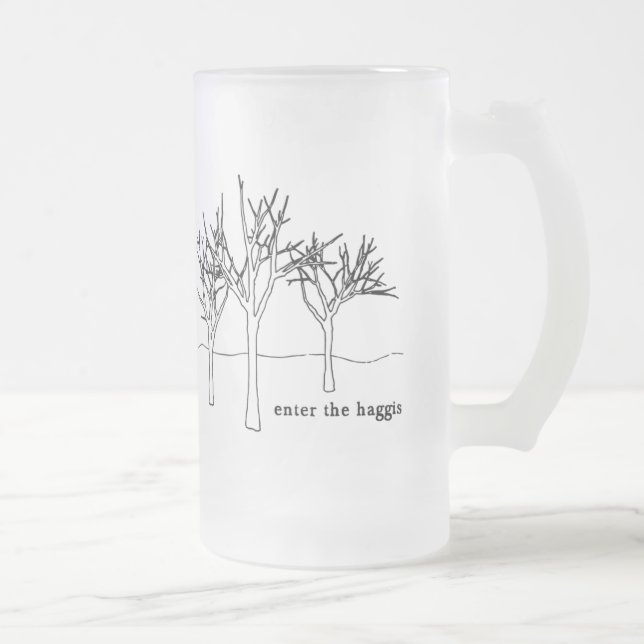 TREES MUG (Frosted Glass) (Right)