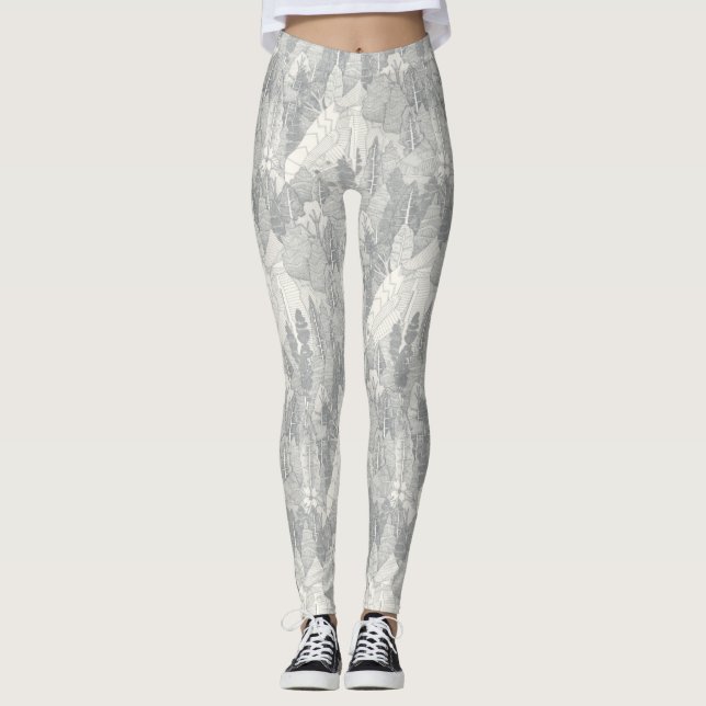 trees NC silver leggings (Front)