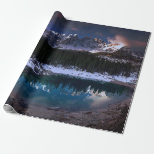 TREES NEAR MOUNTAIN WRAPPING PAPER