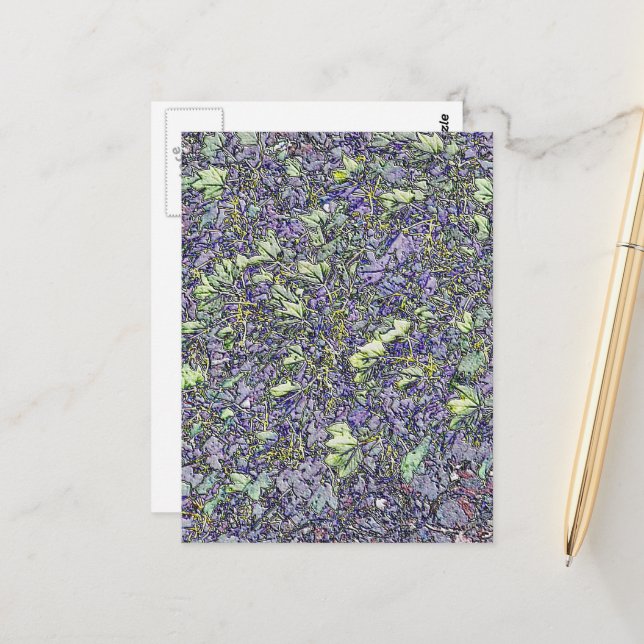 TREES POSTCARD (Front/Back In Situ)