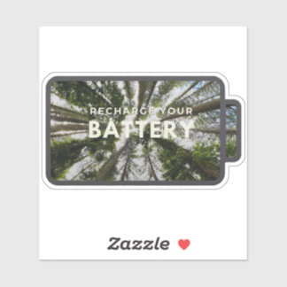 Trees Recharge Sticker