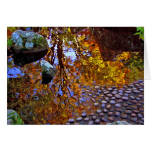 Trees Reflected - Card