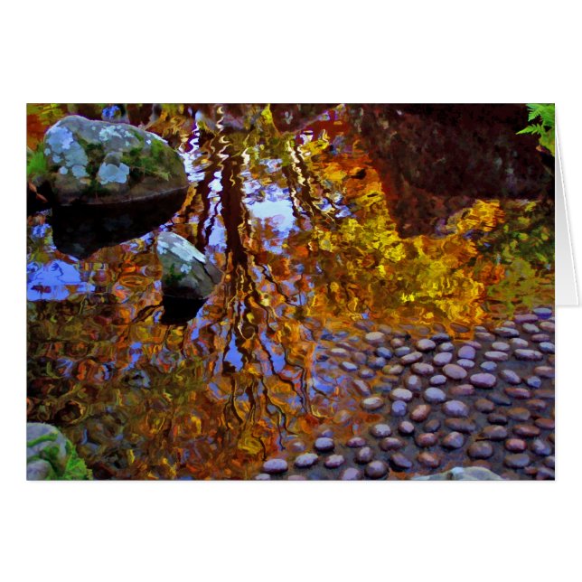 Trees Reflected - Card (Front Horizontal)