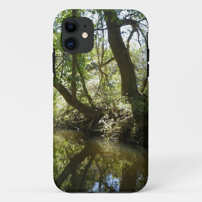 Trees Reflecting in Creek Case-Mate iPhone Case (Back)