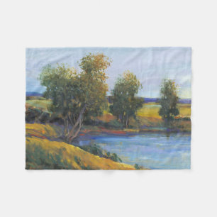 Tree's Reflection II Fleece Blanket