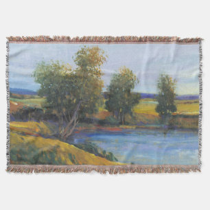 Tree's Reflection II Throw Blanket