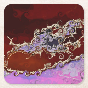 TREES SQUARE PAPER COASTER