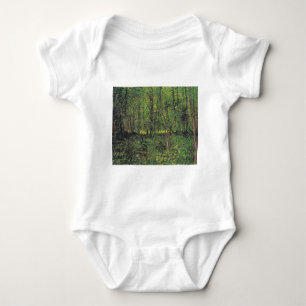 Trees & Undergrowth by Van Gogh Baby Bodysuit
