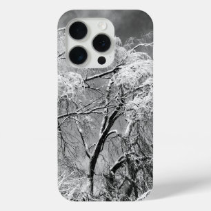 trees wear winter iPhone 15 pro case