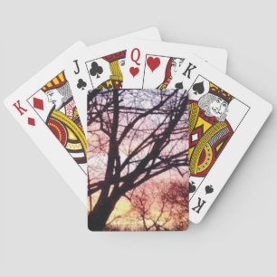 Trees - Winter Sunrise  Playing Cards