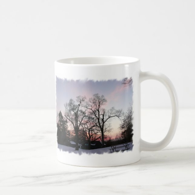 Trees with a sunset coffee mug (Right)