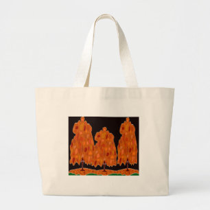 Trees With Colour - Large Tote Bag