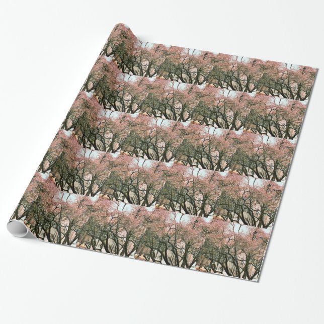 TREES WRAPPING PAPER (Unrolled)