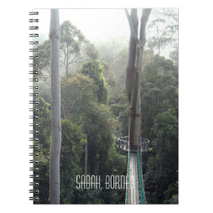 Treetop Canopy Danum Valley Sabah Borneo Notebook