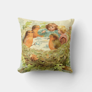 Treetop Tea Party Cushion