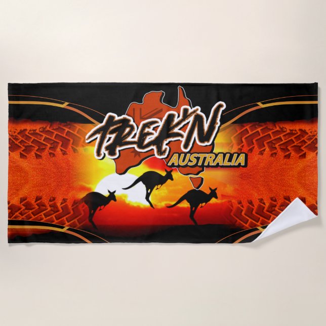 Trek'n Australia Towel (Front)