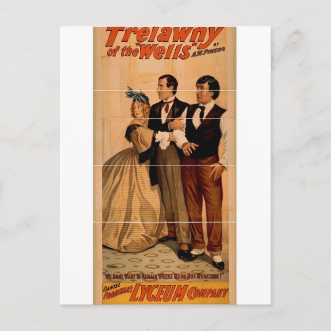 Trelawny of the wells postcard (Front)
