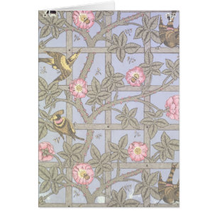 'Trellis' wallpaper design, 1864