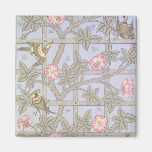 'Trellis' wallpaper design, 1864 Magnet