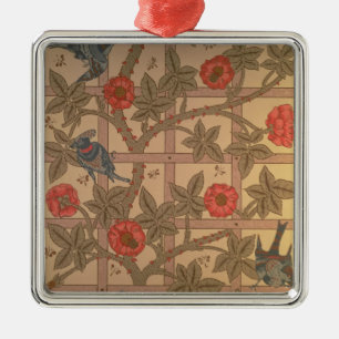 'Trellis' wallpaper design, 1864 Metal Tree Decoration