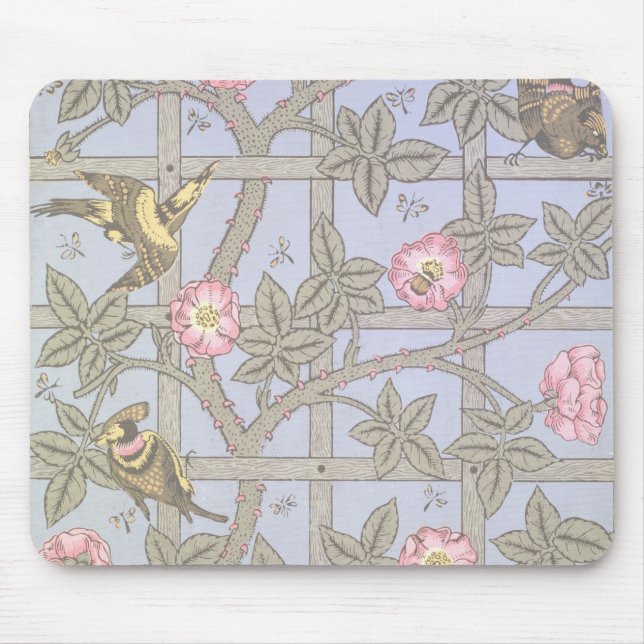 'Trellis' wallpaper design, 1864 Mouse Pad (Front)
