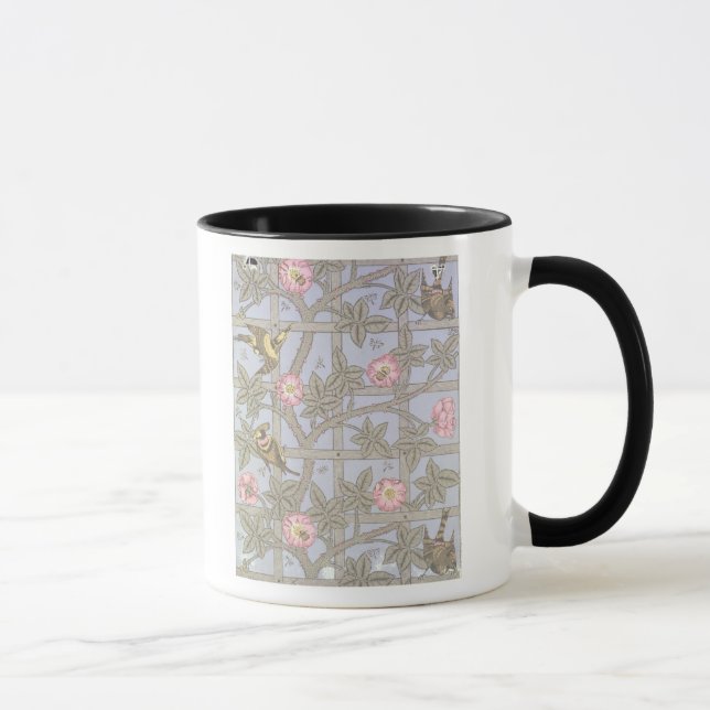 'Trellis' wallpaper design, 1864 Mug (Right)
