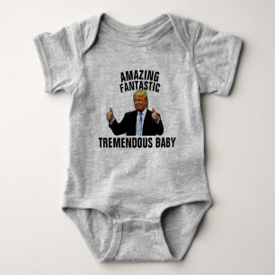 TREMENDOUS BABY TRUMP T-SHIRTS JERSEY BODYSUIT