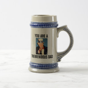 TREMENDOUS DAD Donald Trump Beer Stein