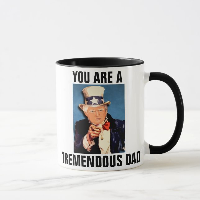 TREMENDOUS DAD Donald Trump Coffee Mug (Right)