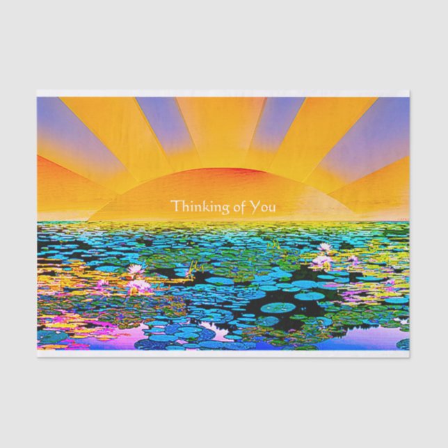 TREMENDOUS TRANQUILITY Tissue Paper (Front)