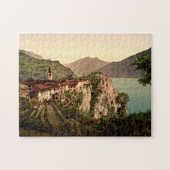 Tremosine Lake Garda Italy Jigsaw Puzzle (Horizontal)
