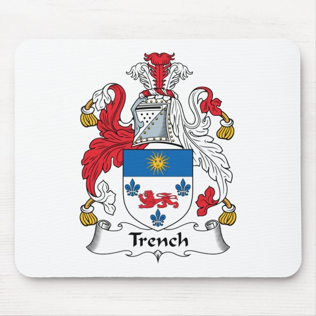 Trench Family Crest Mouse Pad (Front)