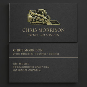 Trenching Services Business Card
