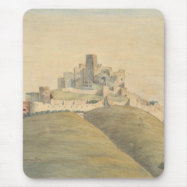 Trencin Castle in western Slovakia Mouse Pad (Front)