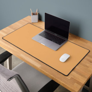 Trend Color Soft Orange Desk Mat