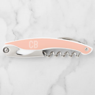 Trend Color Soft Peach Custom Waiter's Corkscrew
