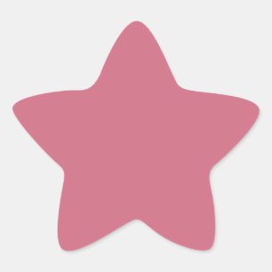Trend Color Soft Pink Star Sticker