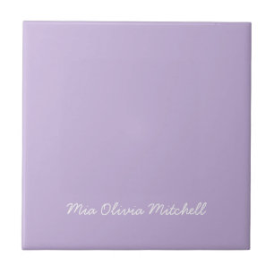 Trend Color - Soft Violet Ceramic Tile