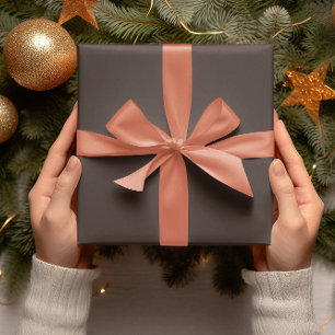 Trend Colors - Coffee Brown Color - Solid Roll Wrapping Paper