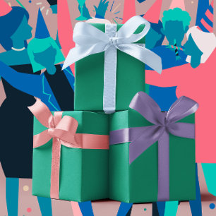 Trend Colors - Jade Green Color - Solid Wrapping Paper Sheet