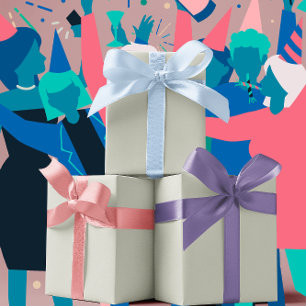 Trend Colors - Light Silver Gray Color Wrapping Paper Sheet